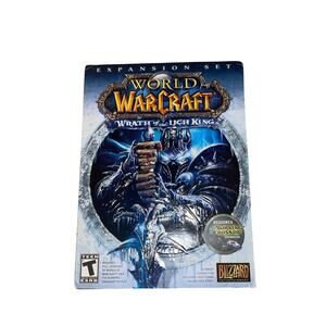 World of Warcraft Wrath of Lich King Computer Game DVD / CD